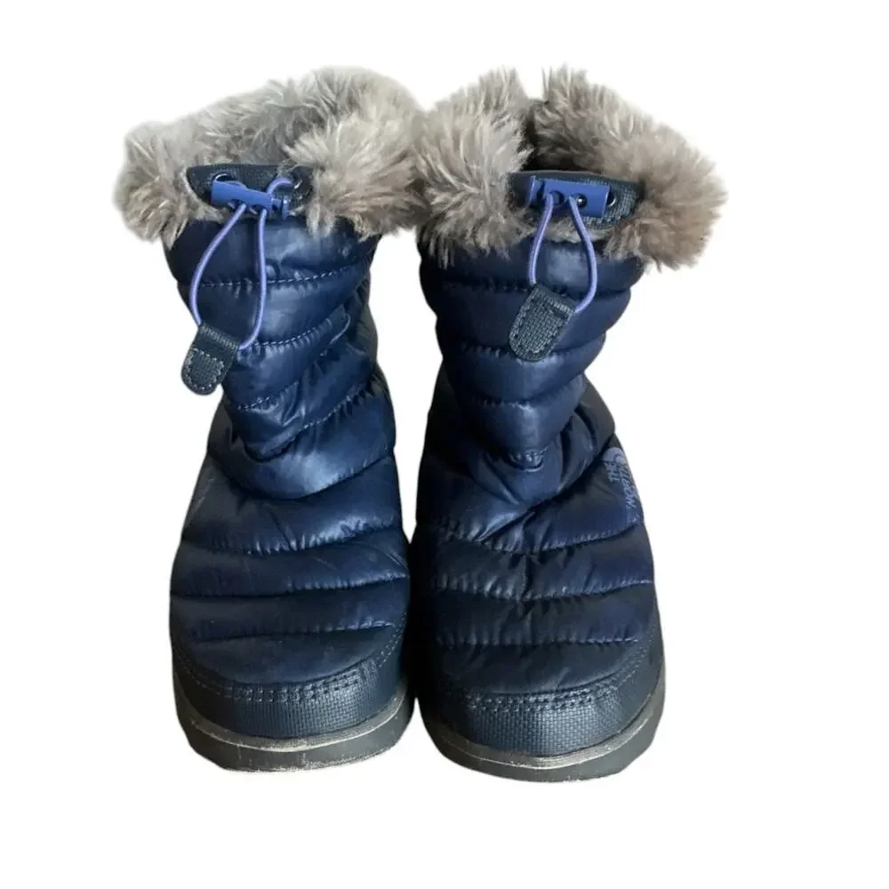 The North Face ThermoBall Pull-On Women's 8 Navy Puffer Winter Snow Boot